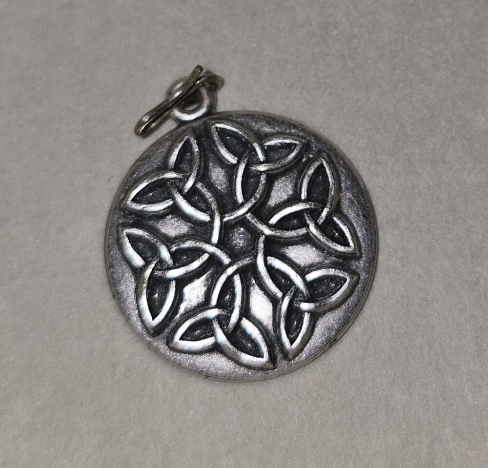 Alex and Ani 'Endless Knot' Chain Station Charm Pendant